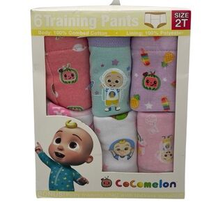 CoComelon 6 training pants Size 2T- NIB